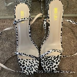 Leopard heels size 7